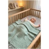 Boho Piccolo 4 Katlı %100 Pamuk 115 x 115 cm Müslin Bebek ve Çocuk Örtü, Battaniye