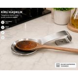 BOHONEST Inox Kaşıklık Çelik Kirli Kaşıklık Kaşık Kepçe Altlığı Mutfak Tezgâh Üstü Kaşık Dinlendirme Aparatı - 1