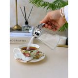 BOHONEST Şekerlik Toz Dökme Şekerlik - Akıtmalı Şekerlik Cam Şekerlik - Toz Şekerlik - 250 ml