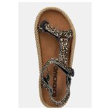 Bohonomad Miami Kadın Sandalet, Leopar Desen, Beden 40