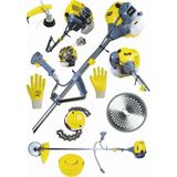 Böhrer 3.5hp Yan Tipi Benzinli Ot Çalı Çim Biçme Makinesi Tırpanı+Canavar Başlık