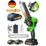 Böhrer +3 Li-On Batarya Akülü V258 5000 Mah Yağ Emzikli Green Profesyonel Şarjlı Akülü Budama Testeresi