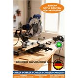Böhrer 305Mm 1800W 3800Rpm Raylı Ahşap Parke Lamine Gönye Kesme Makinesi