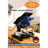 Böhrer 305Mm 220V 1800W 4500Rpm Üstten Gönyeli Ahşap Parke Tahta Lamine Kesme Makinesi