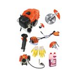 Böhrer 4.5 Hp Yan Tipi Benzinli Ot Çalı Çim Biçme Makinesi Tırpanı & Eldiven