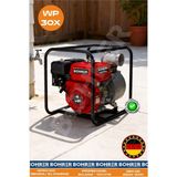 Böhrer 7.5 Hp Santrifüj Benzinli Sulama Bahçe Tarla Pompası Motoru - 3 Parmak 3 Inç - KIRMIZI
