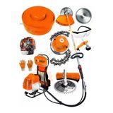 BÖHRER Alman 15 Hp /hsırt Tipi Benzinli Motorlu Ot Tırpanı Çim Biçme Makinesi Tırpan Canavar Başlık Misina