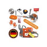 Böhrer Alman 15 Hp/h Yan Tipi Benzinli Ot Çalı Tırpanı Biçme Makinesi + Benzinli 20'' 55CM Hızar Testeresi