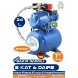 BÖHRER Alman JET750AH 0.75 KW 1.0 HP 24L Yatay Genleşme Tank -- Otomatik Hidrofor Bina Bahçe Su Pompası – 4