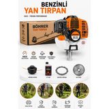 Böhrer Ba011353 Profesyonel 3.5 Hp Yan Tipi Benzinli Diken Çalı Çim Biçme Tırpan Makinesi