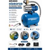 Böhrer BA011366 JET750SC Paslanmaz Gövde 1.0 Hp Hidrofor Su Basınç Makinesi - 5 Kat 5 Daire - MAVİ - KIRMIZI
