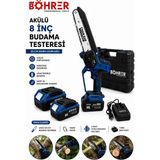 Böhrer BA011398 Çift Akülü 20CM Budama Testeresi - Kömürsüz - 36V 5AH