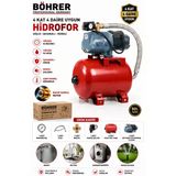 Böhrer BA011422 4 Kat 4 Daire Kadar Uygun 50L Otomatik Aç Kapa Hidrofor - Bakır Sargılı