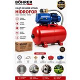 Böhrer BA011423 8 Kat 25 Daire Kadar Uygun 100L 2hp Otomatik Aç Kapa Hidrofor - Bakır Sargılı