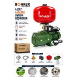 Böhrer BA011426 4 Kat 4 Daire Uygun Otomatik Aç Kapa Hidrofor 1 Hp 24L