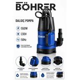 Böhrer Ba011507 550W Şamandıralı Dalgıç Su Pompası Temiz Ve Kirli Su Drenaj Pompası 230V 50Hz