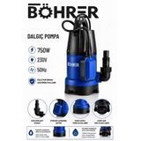 Böhrer Ba011509 750W Şamandıralı Dalgıç Su Pompası Temiz Ve Kirli Su Drenaj Pompası 230V 50Hz