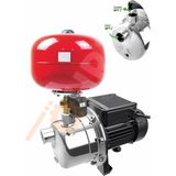 Böhrer Bakır Sargılı 24 L Italyan Tank JET750SC 1 Hp Su Pompası Otomatik Hidrofor Set 4 Kat 4 Daire - 24 lt - Mavi