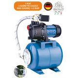 BÖHRER BAKIR SARGILI 4 KAT 4 DAİRE 1 HP OTOMATİK MUSLUK AÇ KAPA 24L TANK HİDROFOR SU POMPASI SU MOTORU