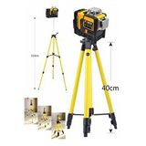 Böhrer BH089Gİ 12 Satır Lazer Seviyesi 12V 360 Dereceyeşil Işık Seviye Ölçme + 3 Kademe Ayaklı Tripod