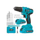 Böhrer German 58V 5AH Pro Hummer Blue Çift Akülü Yüksek Torq +24 Vidalama Şarjlı Matkap Set