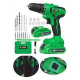 Böhrer German 58V 5AH Pro Hummer Green Çift Akülü Yüksek Torq +24 Vidalama Şarjlı Matkap Set