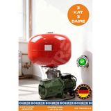 Böhrer JET100 Döküm Gövdeli 1 Hp 0.75KW 24L Italyan Genleşme Tanklı Bahçe Bina Hidrofor Pompa - 3 Kat 3 Dai - MAVİ