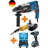 Böhrer Kömürsüz V58 Akülü Vidalama Matkap , 3200W Kırıcı Delici Hilti, 230 mm 3800W Taşlama Demir Kesme
