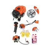 Böhrer LXT Benzinli Ot Çalı Çim Biçme Makinesi Yan Tırpan + Eldiven + 2T Yağ + Canavar Başlık