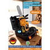 BÖHRER OTOMATİK YAĞLAMALI 30CM PALA ZİNCİR ÇİFT AKÜLÜ KÖMÜRSÜZ YENİ NESİL AKÜLÜ AĞAÇ KESME BUDAMA MAKİNESİ