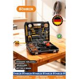 BÖHRER Profeyonel Penseli + Full Set Yeni Model Kömürsüz 36v 5ah Çift Batarya Şarjli Akülü Vidalama Matkap