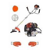 Böhrer Pross Dark Orange Profesyonel 3.5 Hp Yan Tipi Benzinli Ot Çalı Çim Biçme Makinesi Tırpanı + Eldiven