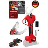 Böhrer V258 5AH 25MM Çift Kademeli Kömürsüz Red Akülü Budama Makası ve Budama Makinesi +1 Bıçak Takımı