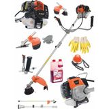 Böhrer Yan Tipi Benzinli 52CC Lxt 2.4 Kw 3 Hp Ot Çalı Çim Biçme Makinesi Yan Tırpan + Eldiven+2tyağ+Canavar
