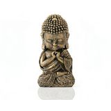 BOIHEGU Sevimli Bebek Buda Heykeli Kapalı, Dua Buda Odası Dekoru, 8 "Reçine Malzeme Buda Heykeli Manevi Dekorasyon