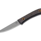 BÖKER PLUS® Kabuk Böceği Sabit Balıkçılık ve Av Bıçağı - 1095 Micarta Saplı Kuş ve Alabalık Bıçağı - Deri Kılıflı Dış Mekan Oyma Bıçağı