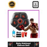 #Boks Akıllı Müzikli Bluetooth Dijital Hedef Seti Duvara Yapıştırılabilir Eldivenli Boks Makinesi