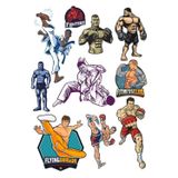Boks Dövüş Sticker Set 13 Parça Telefon, Tablet, Defter, Laptop Sticker