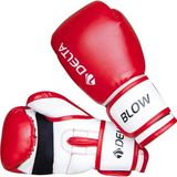 Boks Eldiveni 8 Oz & 45–65 kg Sporcular Için Kick Boks, Muay Thai, Sparring Eldiven - Kırmızı