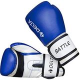 Boks Eldiveni 8 Oz & 45–65 kg Sporcular Için Kick Boks, Muay Thai, Sparring Eldiven - Mavi