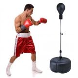 Boks Standı Punching Ball Seti Boks Eldiveni 120 Cm İle 156 Cm Yükseklik Ayarlı