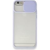 Bol Çeşit iPhone 6 Palm Buzlu Kamera Sürgülü Lila Silikon Kılıf