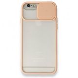 Bol Çeşit iPhone 6 Plus Palm Buzlu Kamera Sürgülü Silikon Pembe Kılıf