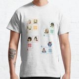 Bol Kalıp Unisex Avatar: The Last Airbender Four Nations Periodic Table Tasarım Baskılı Tshirt - Beyaz