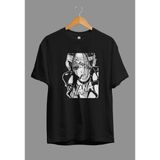 Bol Kalıp Unisex Black Stones (Nana Osaki) Özel Tasarım Anime Tişört - Siyah - XL