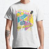 Bol Kalıp Unisex Hey Arnold! Gerald Best Friends Boombox Tasarım Baskılı Tshirt - Beyaz