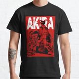Bol Kalıp Vintage Retro 80S Manga Japanese Neo Tokyo Red Tasarım Baskılı T-Shirt - Siyah