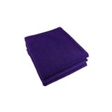 Bol Ticaret Tekstil 3 Adet Mor Mikrofiber El Yüz Kuaför Spor Havlusu Saç Boyası Tutmayan 50X90 cm