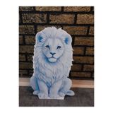Bolat Dijital ASLAN SAFARİ MAVİ TEMALI Ayaklı Maket 70CM