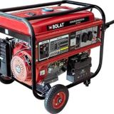 Bolat MB6000 5.5kw 6,5kva 13BG 340CC 75KG Tekerli Ipli Monofaze Benzinli Jeneratör